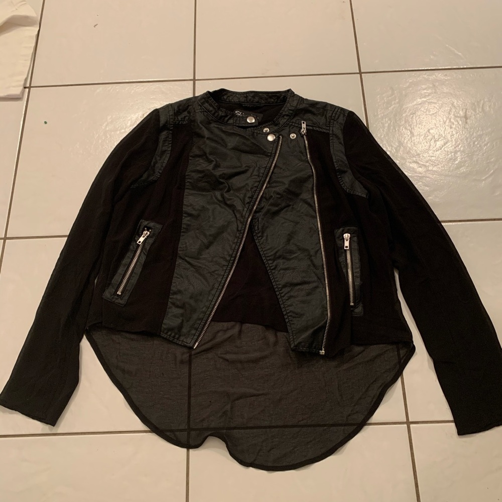 Leather jacket
